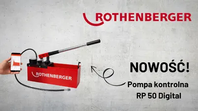 RP 50 Digital - nowa pompa kontrolna od Rothenberger