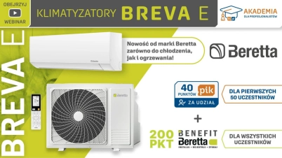 Webinarium Akademii IK: Klimatyzatory Beretta BREVA E