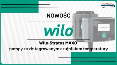 Wilo-Stratos MAXO - pompy ze zintegrowanym czujnikiem temperatury