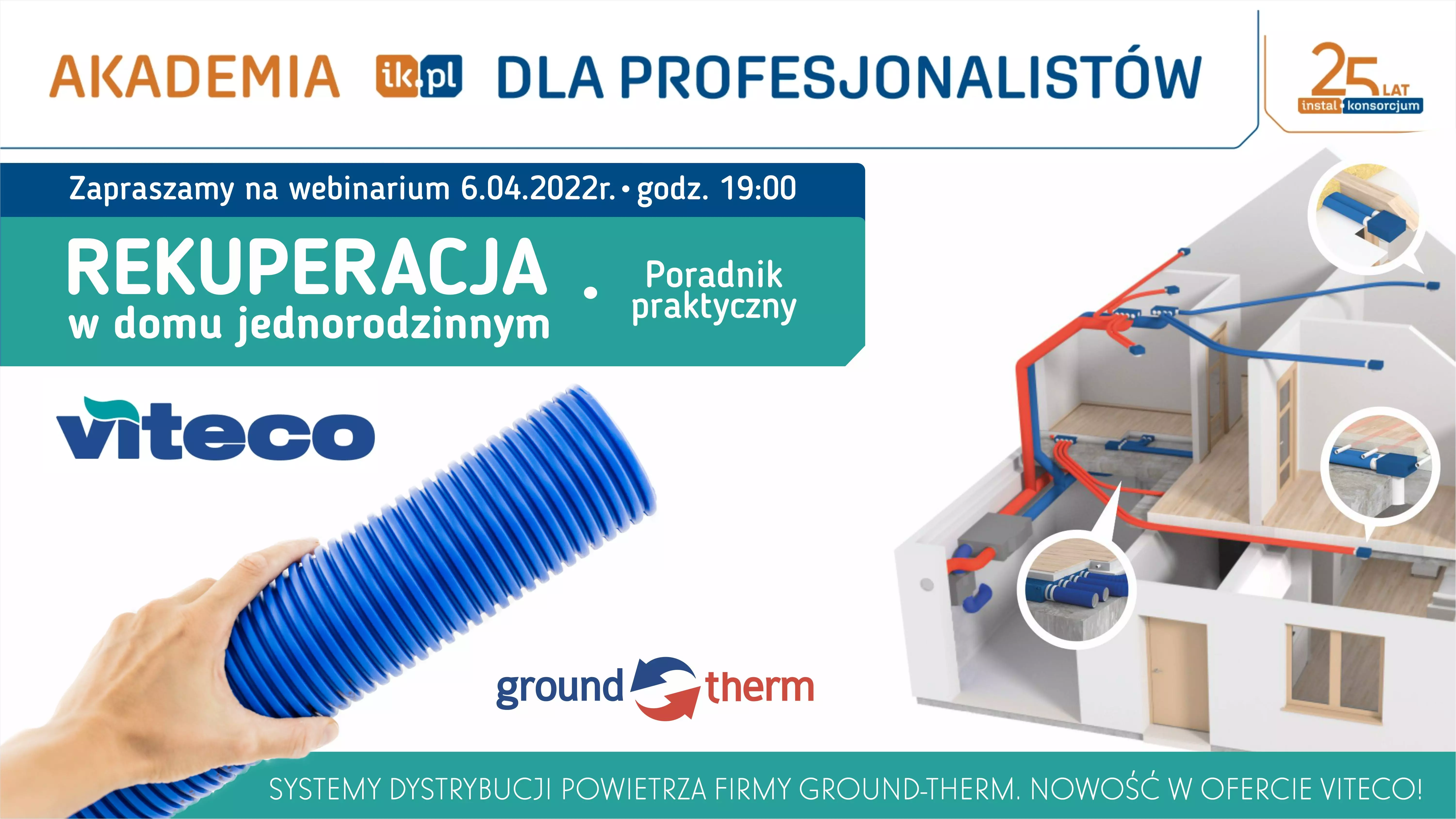 Rekuperacja w domu jednorodzinnym - poradnik praktyczny Viteco Ground-Therm