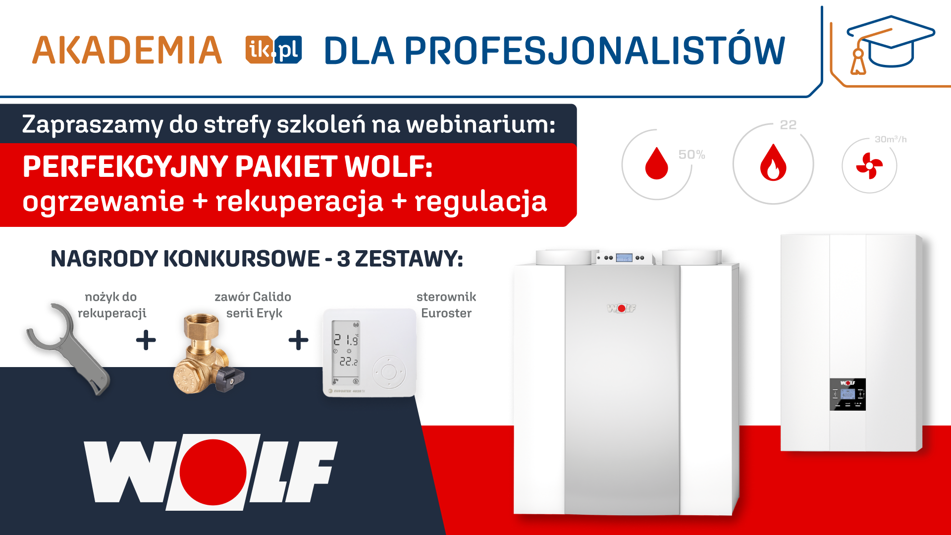 Perfekcyjny pakiet Wolf: ogrzewanie + rekuperacja + regulacja
