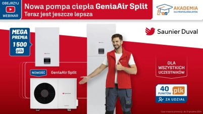 Webinar Akademii IK nt. nowej generacji pomp ciepła Saunier Duval