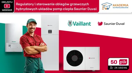VAILLANT SAUNIER DUVAL - Regulatory i sterowanie obiegów grzewczych hybrydowych układów pomp ciepła