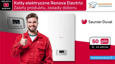 SAUNIER DUVAL - Kotły elektryczne Renova Electric - zalety produktu, zasady doboru