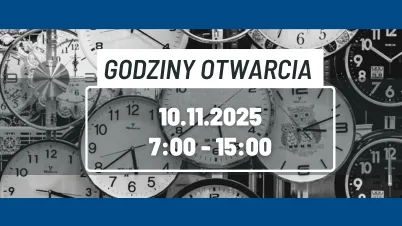 Godziny otwarcia w dniu 10.11.2025