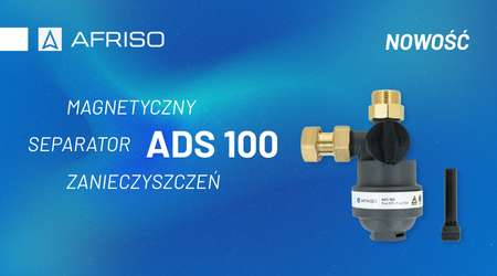 Kompaktowy ADS 100 - magnetyczny separator AFRISO