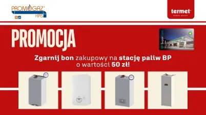Tankuj z Promogaz-Kpis! Bon BP do każdego kotła Termet