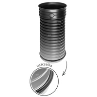 Rura PP dwuścienna z kielichem SN 8 i z uszczelką MCEM 250 x 6000 SN8