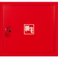 Hydrant DN 33 wnękowy, wąż 20 m, ocynk fasada, zamek patent, RAL 3000