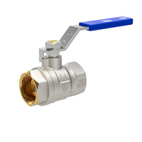 SENA VA30 zawór kulowy Ni-Free, 1GW x 1GW, niebieska dźwignia INOX