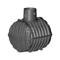 CARAT Zbiornik podziemny 2700L z nadbudową MAX DN110 (bez pokrywy) - plastikowy Zbiornik na wodę deszczową, zbiornik na deszczówkę , zbiornik retencyjny, zbiornik z tworzywa , szambo