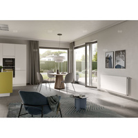 Kermi®x-flair, Line-Vplus typ 22 505x805 RAL9016, 10 bar, z osłoną, lewy