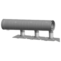 Kolektor koncentryczny spalinowo - powietrzny DN200/300 dla kaskady 3 kotłów Victrix Pro 68-120