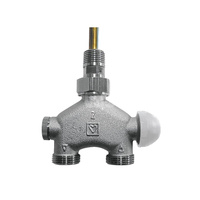 Zawór termost. do grzejn. HERZ VUA-50 prosty mosiądz 1/2'' x 3/4'' rozstaw osi 50 mm do systemu dwururowego z rur. zanurz.