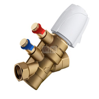 Zawór regulacyjny COMAP Nexus Vivax Mosiądz PN25, pol. Gwint wewnętrzny 1/2'' DN 15H, natężenie przepływu 1.4m3/h od -20'C do 120'C, niezależny od ciśnienia