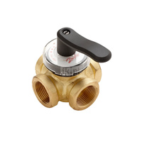 Zawór regulacyjny 3-drożny DANFOSS mosiądz (stan surowy) GW metryczny 1/2'', 15 mm, max. 110'C, max. 2bar, ze sterowaniem elektrycznym