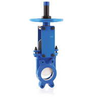 Zasuwa nożowa z trzpieniem wznoszącym ZNC/R (sterowanie ręczne kółkiem) T.max 110st.C ZNC/R PN10 DN 150