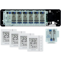 SALUS StartPack Standard - zestaw przewodowego sterowania ogrzewaniem podłogowym bez zarządzania przez Internet: KL06-M, PL07, 4 x VS30W.