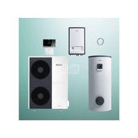 Pakiet Systemowy OZE - Pompa ciepła powietrzna powietrze-woda monoblok VAILLANT VWL 105/6A aroTHERM plus 9.2 kW 400 V + Moduł naścienny MEH 97/6 + Moduł komunikacji internetowej VR 940f + Zasobnik c.w.u. VIH RW 300/3BR + Regulator sensoCOMFORT VRC 720