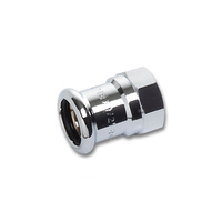 Mufa SANHA Press, Cu (chromowanie), 18 mm x 1/2'' (zw x GW)