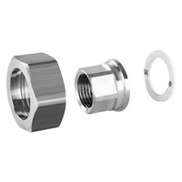 Złączka gwintowana typ 13, DN25, Gwint wewnętrzny, uszczelnienie płaskie