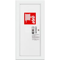 Hydrant DN 25 wnękowy boczny, wąż 30 m, zamek patent, RAL 9003 lewy