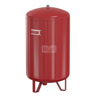 Naczynie wzbiorcze stojące FLAMCO MEIBES Flexcon Top, pojemność 200 l, 10 bar / 120'C fi1'', kolor czerwony, do instalacji chłodn.C.O.