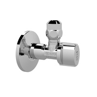 Zawór wodny ARCO VITAQ A80 Metallic kątowy antykamienny GZ 1/2'' x GZ 3/8'' x 10