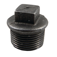 Korek AGAFLEX Z obrzeżem T9 żeliwo (czarne) GZ 2 1/2''