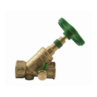 Zawór odcinający AGAFLEX Skośny antyskażeniowy 1620 mosiądz DN 40 GW