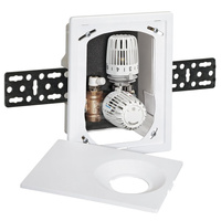 Multibox K-RTL - z zaworem termostatycznym i ogranicznikiem powrotu (RTL), pokrywa oraz głowica termostatyczna K biała RAL 9016