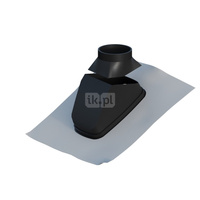 Przejście do dachów skośnych od 25 st. do 50 st. z kołnierzem ołowianym DN100-125mm