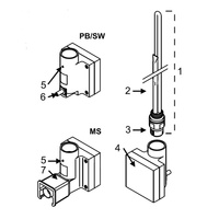 Grzałka elektryczna ZX4C 600 Chrom