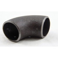 Kolano hamburskie AGAFLEX, stal, DN 100 (połączenie spawane x połączenie spawane)