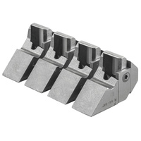 Noże grzebieniowe +Mocowanie R 1/4-3/8, Zestaw