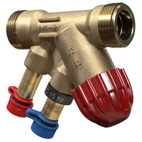 Zawór równoważący TA (IMI HYDRONIC) TBV-C NF ametal Eurokonus x Gwint zewnętrzny DN 15, max. 120'C