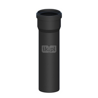 Rura prosta PP L2000mm DN60mm odporna na promieniowanie UV z uszczelką [EPDM]