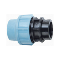 Złącze AGAFLEX PI, PP, 40 mm x 1'' (połączenie zaciskowe x GW) do rur PE