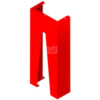 Podpora 920 x 390 x 225 do szaf 2B2 gł. 240 (jedna podpora), wys. 520 ±100 mm, kolor czerwony RAL 3000