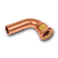 Łuk 90' SANHA Press Gas, Cu, 14 mm (zw x zz)