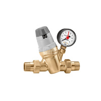 Regulator ciśnienia CALEFFI 5350, GZ 1/2'' z manometrem