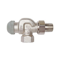 Zawór grzejnikowy termostatyczny HERZ TS-90-E kątowy spec., połączenie 1/2'' (niklowanie)