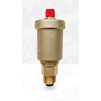 Odpowietrznik automatyczny Micro Herz PN12, przyłącze R1/2'' z zaworem stopowym