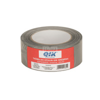 Taśma samoprzylepna QIK do otulin, kolor srebrny 48 mm x 45 m