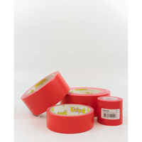 Taśma tekstylna (szpula) UNIPAK DUCT 10000 mm x 30 mm x 0.2 mm, kolor czerwony do uszczelniania