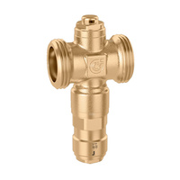 Zawór antyzamarzaniowy ze złączkami zaciskowymi fi 28, zakres temperatury czynnika 0-90 'C CALEFFI iStop