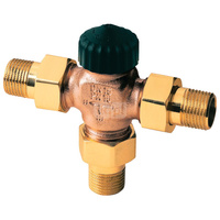 Zawór trójdrogowy rozdzielający DN20 brąz