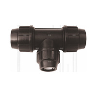 Trójnik UNIPAK FTS PP 40 mm x 32 mm x 40 mm (połączenie zaciskowe x połączenie zaciskowe x połączenie zaciskowe)