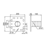 Stopa S200 profilu KE OGCS200KE