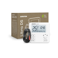 AURATON Libra DS. - Tygodniowy, przewodowy regulator temperatury (dwuczujnikowy)